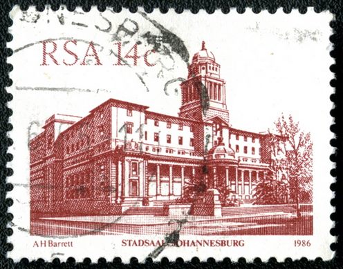 Africa do Sul - 1986 - Stadsaal Johannesburg - 14C