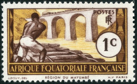 Africa Equatorial Francesa (Colonia) - 1940 - Regiao do Mayumbe - 1C