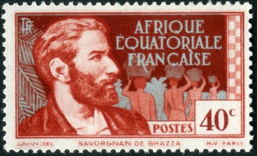 Africa Equatorial Francesa (Colonia) - 1940 - Savorgnan de Brazza - 40C