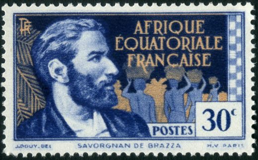 Africa Equatorial Francesa (Colonia) - 1940 - Savorgnan de Brazza - 30C
