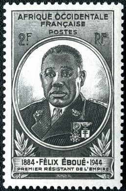 Africa Ocidental Francesa (Colonia) - 1945 - Felix Eboue - 2F