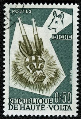 Alto Volta - 1960 - Mascaras de Animais Biche - 0F50
