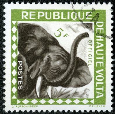Alto Volta - 1963 - Elefante Oficial - 5F