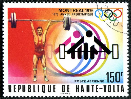 Alto Volta - 1975 - Jogos Olimpicos Montreal 1976 Pre-Olimpico - 150F