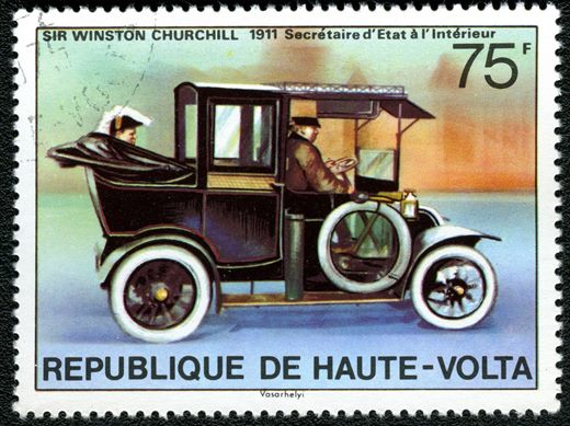 Alto Volta - 1975 - Churchill Secretario Estado Interior 1911 - 75F