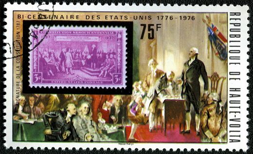 Alto Volta - 1976 - Bicentenario EUA - 75F