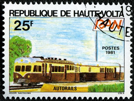 Alto Volta - 1981 - Caminho de Ferro Abidjan Niger - 25F