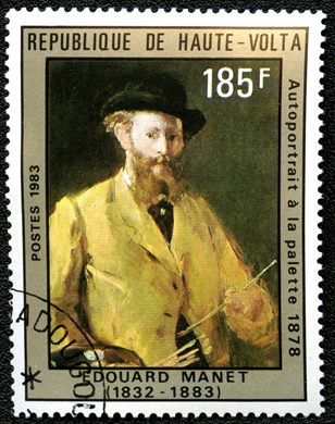 Alto Volta - 1983 - Centenario Morte Edouard Manet - 185F