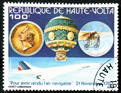 Alto Volta - 1983 - Historia da Aviacao - 100F