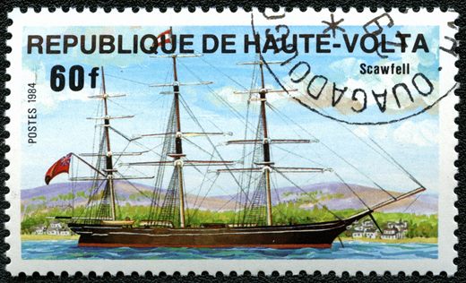 Alto Volta - 1984 - Navios a Vela - 60F