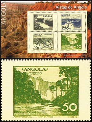 Angola (Colonia Portuguesa) - 1914 - Ceres - 50C - Reproducao ANACOM
