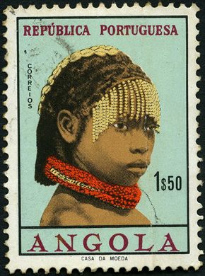 Angola (Colonia Portuguesa) - 1961 - Raparigas de Angola - 1Esc50