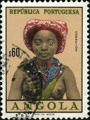 Angola (Colonia Portuguesa) - 1961 - Raparigas de Angola - 60C