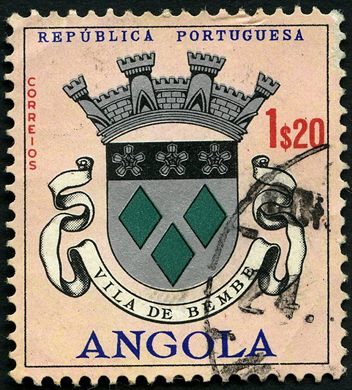 Angola (Colonia Portuguesa) - 1963 - Escudos de Armas - Vila de Bembe - 1Esc20