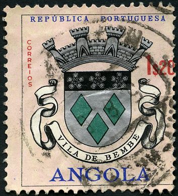 Angola (Colonia Portuguesa) - 1963 - Escudos de Armas - Vila de Bembe - 1Esc20