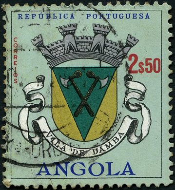 Angola (Colonia Portuguesa) - 1963 - Escudos de Armas - Vila de Damba - 2Esc50
