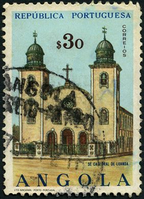 Angola (Colonia Portuguesa) - 1963 - Igrejas de Angola - Se Catedral de Luanda - 30C