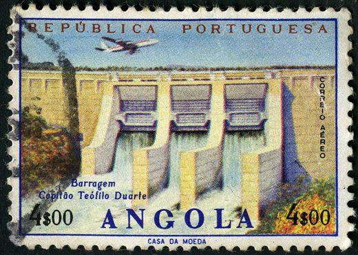 Angola (Colonia Portuguesa) - 1965 - Correio Aereo Barragens - Barragem Capitao Teofilo Duarte - 4Esc