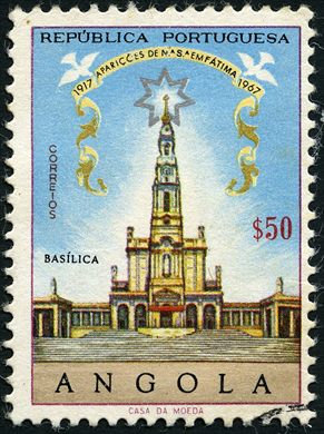 Angola (Colonia Portuguesa) - 1967 - 50 Aniversario Aparicoes de Fatima - Basilica - 50C