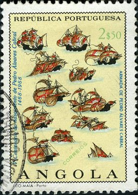 Angola (Colonia Portuguesa) - 1968 - V Centenario Nascimento Pedro Alvares Cabral - Armada - 2Esc50