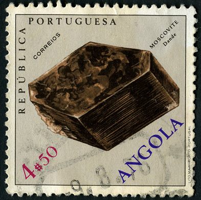 Angola (Colonia Portuguesa) - 1970 - Minerais e Fosseis - 3Esc