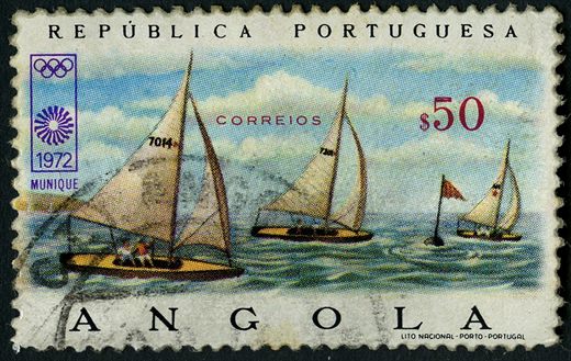Angola (Colonia Portuguesa) - 1972 - Jogos Olimpicos Munique - Vela - 50C