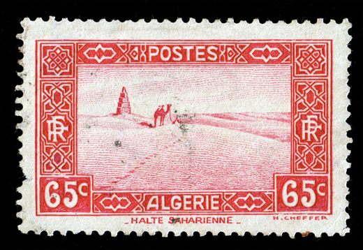 Argelia (Colonia Francesa) - 1936 - Paragem Saariana - 65C