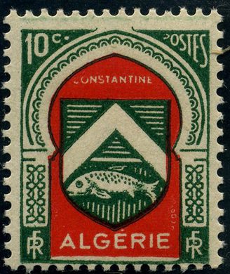 Argelia (Colonia Francesa) - 1947 - Armas de Constantine - 10C
