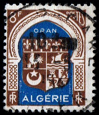 Argelia (Colonia Francesa) - 1947 - Armas de Oran - 8F