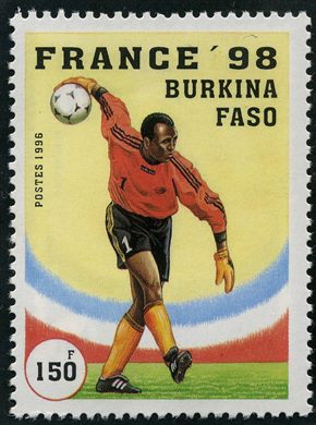 Burquina Faso - 1996 - Copa do Mundo France 98 - 150F
