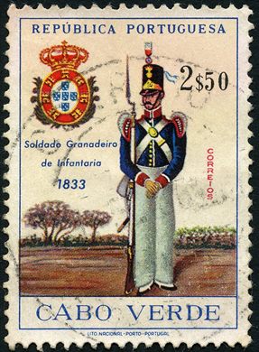 Cabo Verde (Colonia Portuguesa) - 1965 - Uniformes Militares - 2Esc50
