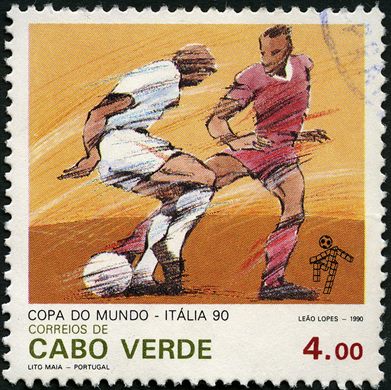 Cabo Verde - 1990 - Copa do Mundo Italia 90 - 4ECV