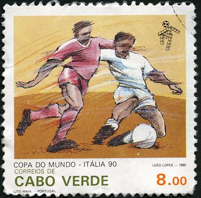 Cabo Verde - 1990 - Copa do Mundo Italia 90 - 8ECV