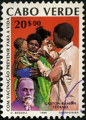 Cabo Verde - 1990 - Vacinacao Gaston Ramon Tetano - 20Esc