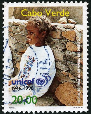Cabo Verde - 1996 - UNICEF 50 Aniversario Educacao para as Meninas - 20Esc