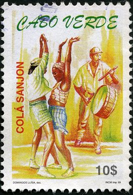 Cabo Verde - 1999 - Dancas Tradicionais Cola Sanjon - 10Esc