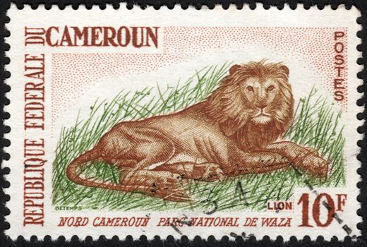 Camaroes (Republica Federal) - 1962 - Fauna Leao Parque Nacional Waza - 10F