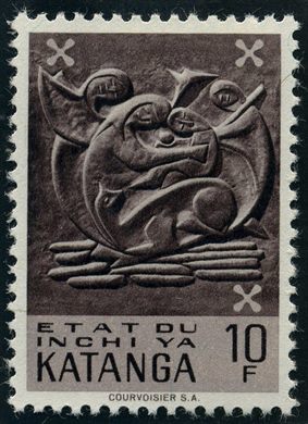 Catanga (Secessao) - 1961 - Arte Indigena Escultura Baluba - 10F