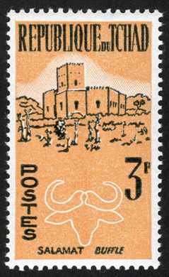 Chade - 1961 - Vistas do Chade Salamat Bufalo - 3F