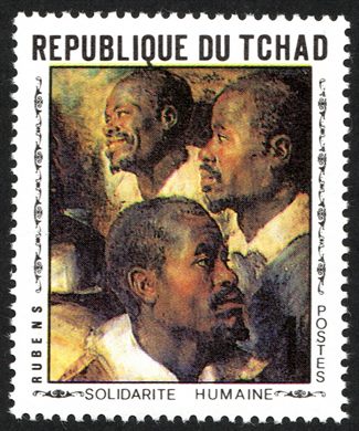 Chade - 1971 - Pintura Rubens Solidariedade Humana - 1F