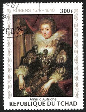 Chade - 1972 - Pintura Rubens Anne d Autriche - 300F