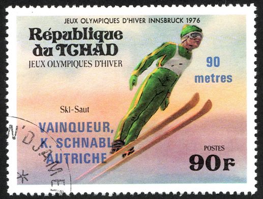 Chade - 1976 - Jogos Olimpicos Inverno Innsbruck Ski Saut - 90F