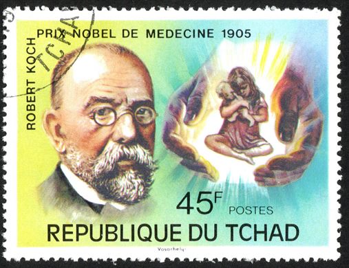 Chade - 1976 - Premio Nobel Robert Koch Medicina 1905 - 45F