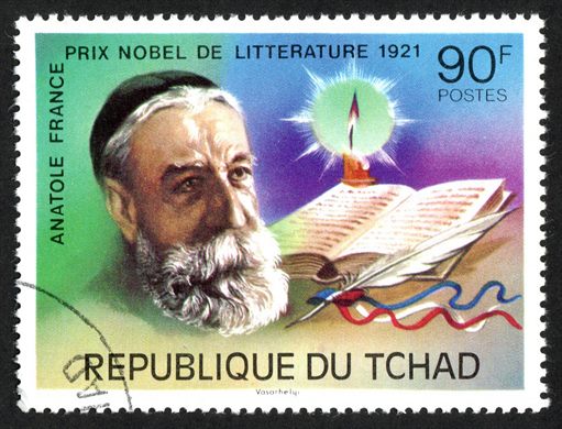 Chade - 1976 - Premio Nobel Anatole France Literatura 1921 - 90F