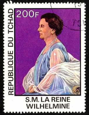 Chade - 1977 - Personalidades Rainha Wilhelmine - 200F