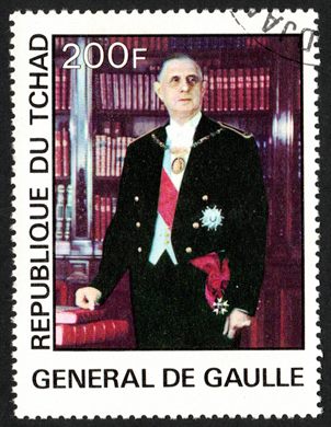 Chade - 1977 - Personalidades General de Gaulle - 200F