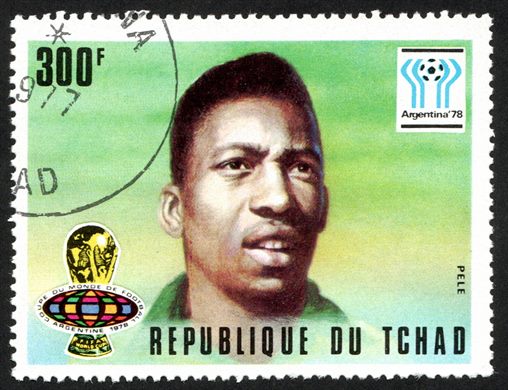 Chade - 1978 - Copa do Mundo Argentina Pele - 300F