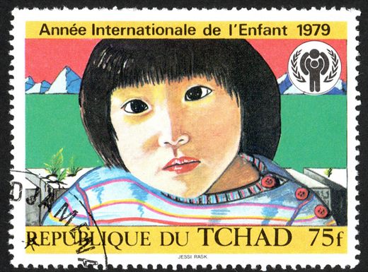 Chade - 1979 - Ano Internacional da Crianca - 75F