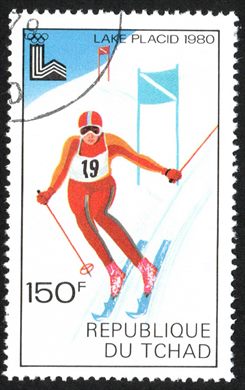 Chade - 1980 - Jogos Olimpicos Inverno Lake Placid Slalom - 150F