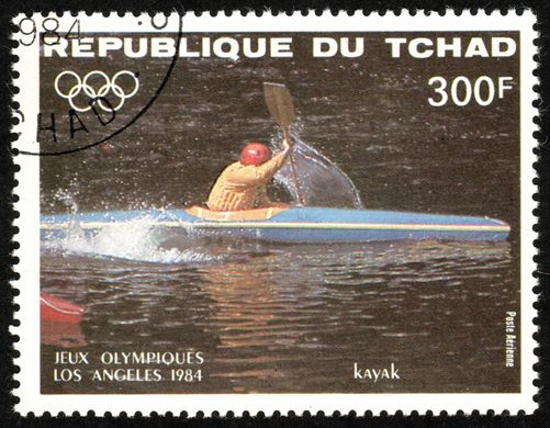 Chade - 1984 - Jogos Olimpicos Los Angeles Kayak - 300F